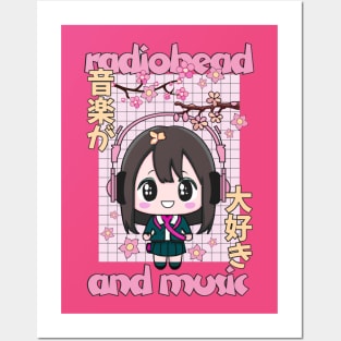 radio anime and music Posters and Art